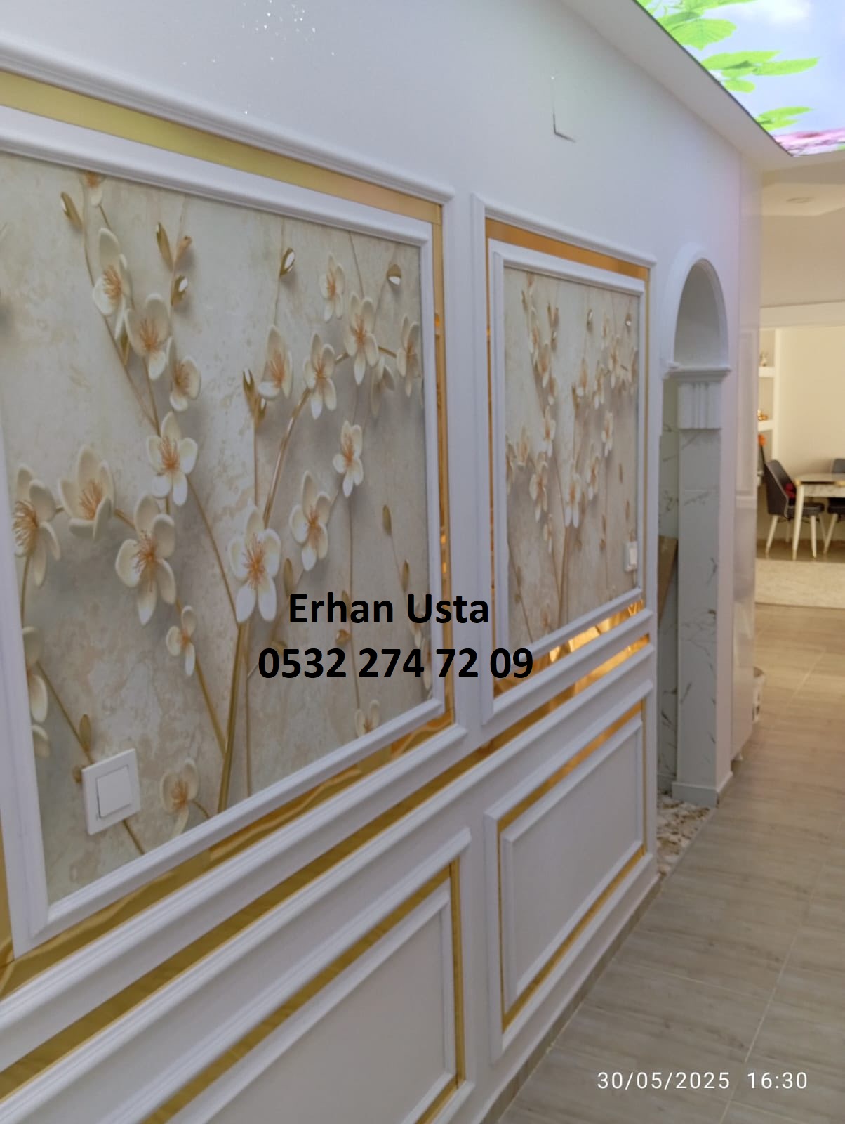 22-140 Evde Duvar Çıta Uygulaması